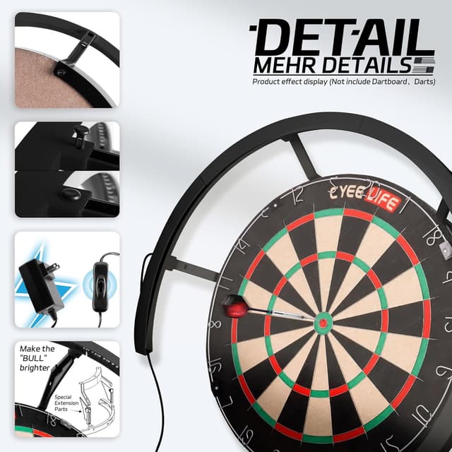 Thumbnail 4 de CyeeLife 270° Dart Board Light