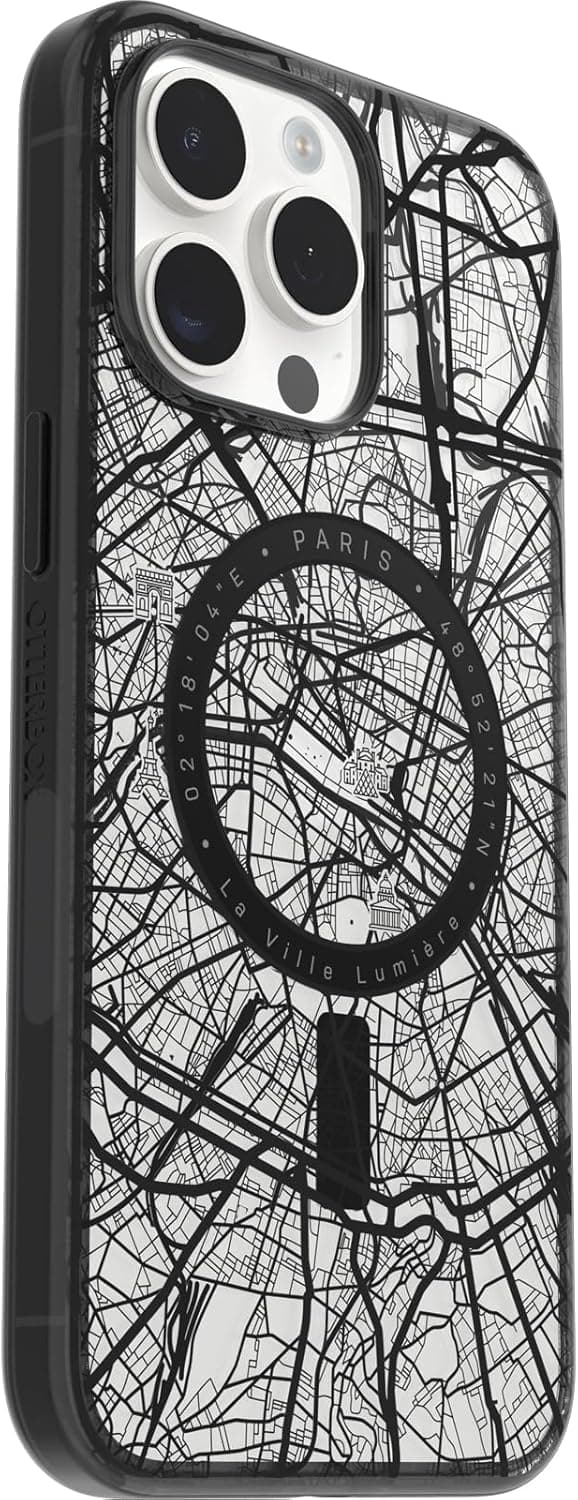 Detalle 2 de OtterBox Clear Case con MagSafe per iPhone 15 Pro Max: ultra sottile e protettiva