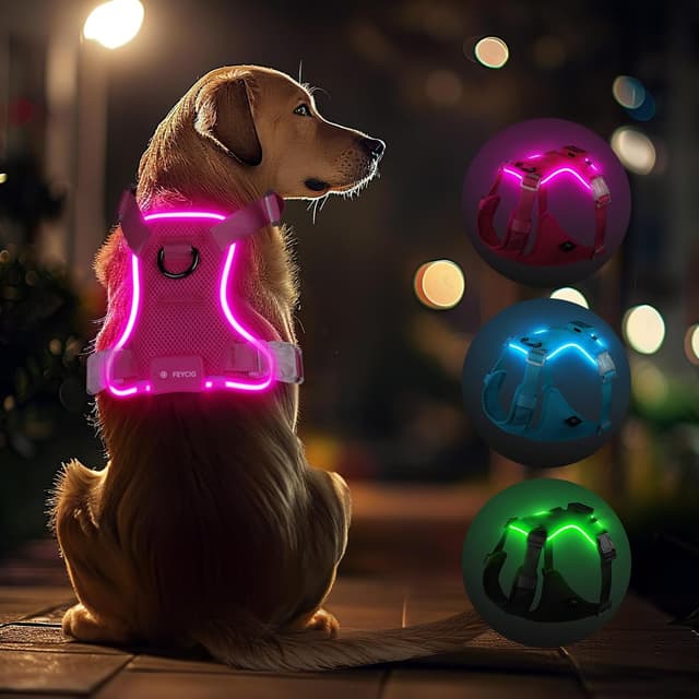 Imagen de Feycig Leuchtendes Hundegeschirr Große Hunde en OfertitasTOP