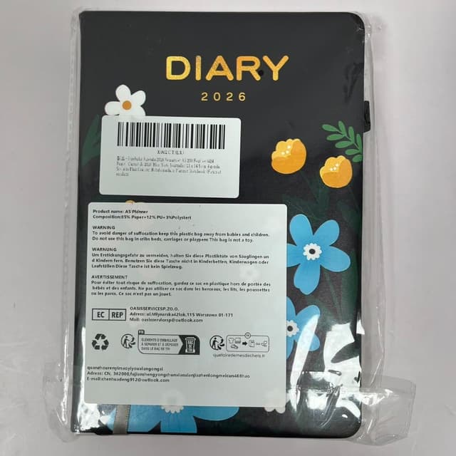 Thumbnail 6 de Lusibaka Agenda 2026 semainier A5 200 feuilles (424 pages) – planning hebdomadaire et carnet journalier