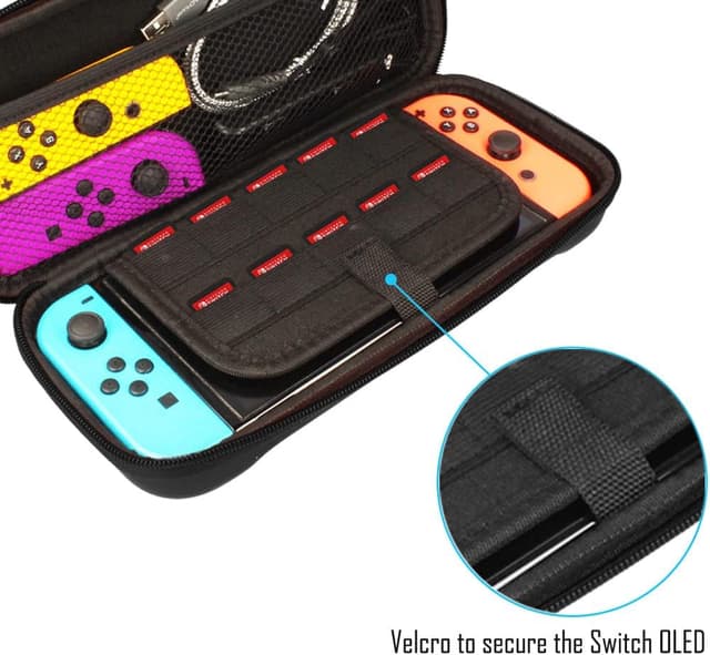 Detalle 1 de TECHGEAR Hard Protective Carry & Storage Case for Nintendo Switch / Switch OLED