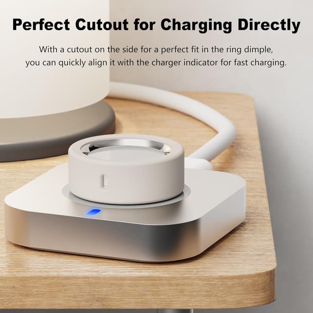 Detalle de Snyeest Oura Ring 4 / Ring 4 Ceramic / Ring Gen 3 silicone protector cover (clear + starlight)