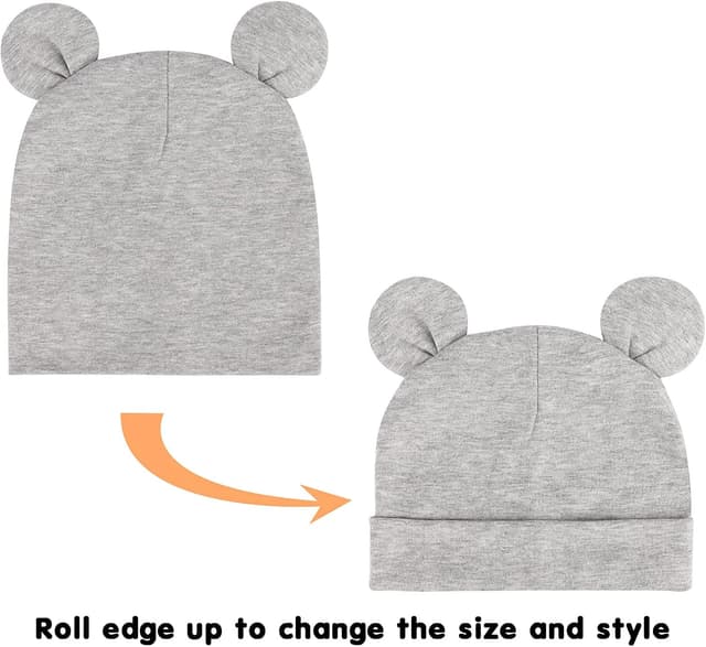 Thumbnail 4 de DRESHOW Berretti Neonato 4 Pezzi Unisex