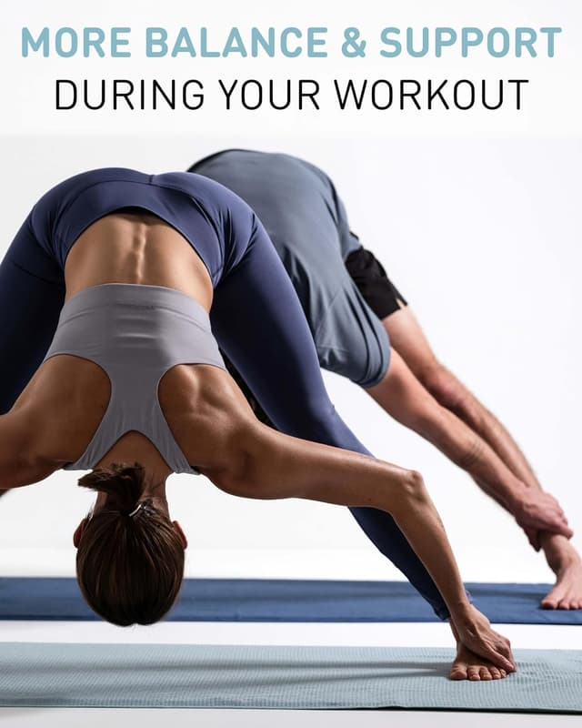 Detalle de Fit-Flip Yoga towel non slip (185 x 63cm, Jade) – lightweight quick-dry mat cover for hot yoga & Pilates