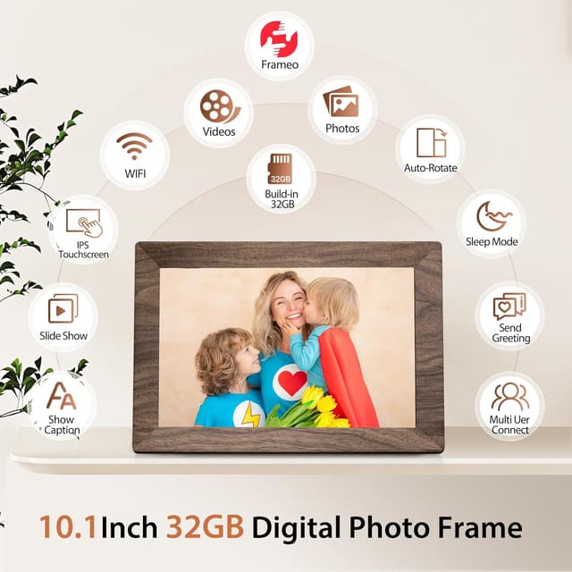 Thumbnail 2 de Frameo 10.1 Inch Digital Photo Frame