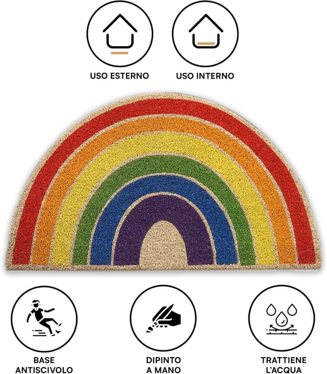 Thumbnail 4 de Baroni Home Zerbino Cocco 70x40 cm 🧽