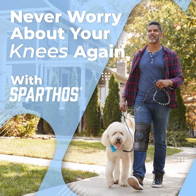 Thumbnail 6 de Sparthos Heavy-Duty Hinged Knee Brace with Open Patella (4-strap adjustable, size XXL)