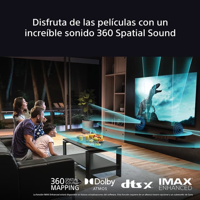 Detalle de Sony BRAVIA Theatre Bar 8, barra de sonido Dolby Atmos