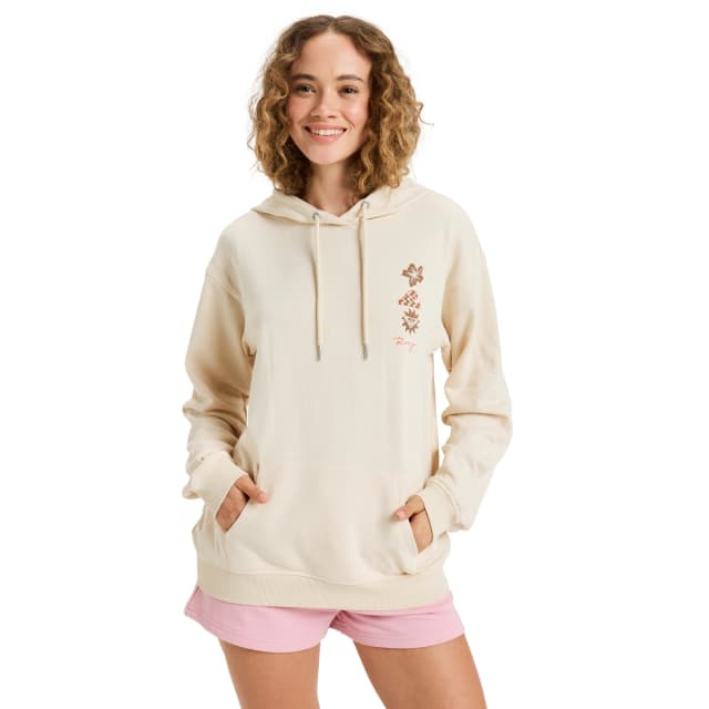 Detalle de Roxy Surf Stoked Sudadera con capucha de mujer en algodón y poliéster