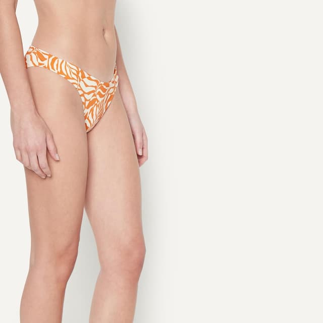 Detalle 2 de Bas de bikini Amazon Essentials Femme : taille basse et coupe échancrée, séchage rapide