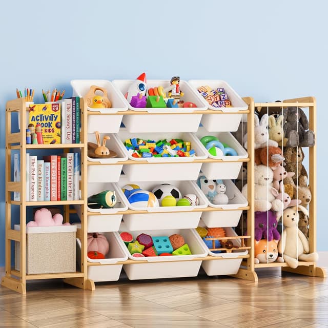 Imagen de Toy Storage Organizer with 12 Bins 55.1 en OfertitasTOP