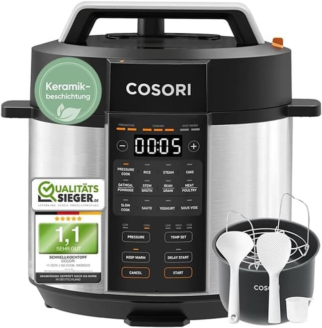 Imagen de COSORI Schnellkochtopf 5,7 L Keramik 9‑in‑1 en OfertitasTOP