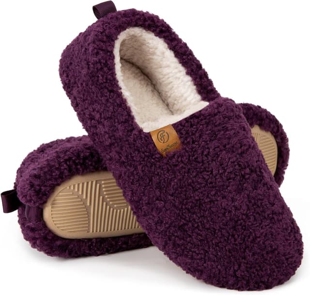 Detalle de EverFoams Damen Winter Hausschuhe Memory Foam