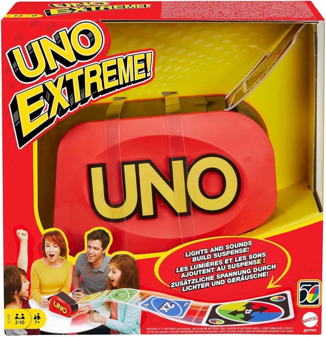 Thumbnail 6 de UNO Flip Extreme card game — family fun 🎲