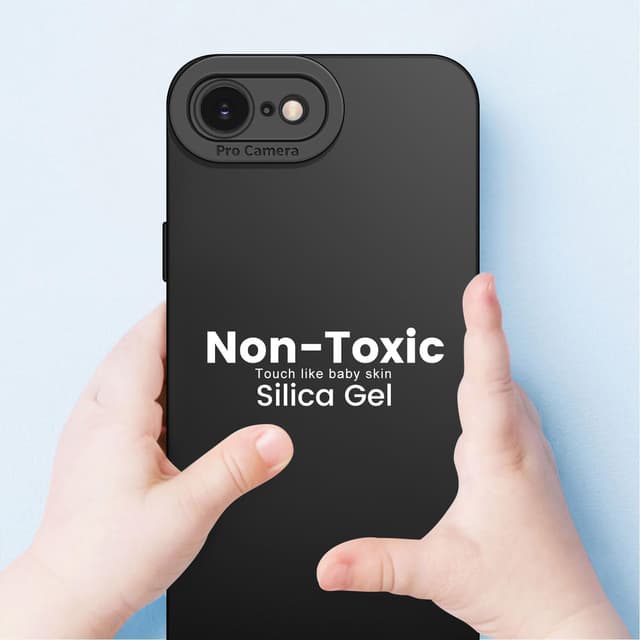 Thumbnail 5 de Tenphone Coque iPhone 16E 2025 Étui TPU Noir