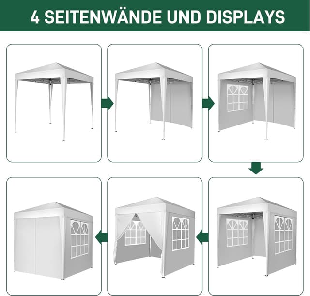 Detalle 2 de TactFire Pavillon 2x2 m Faltpavillon