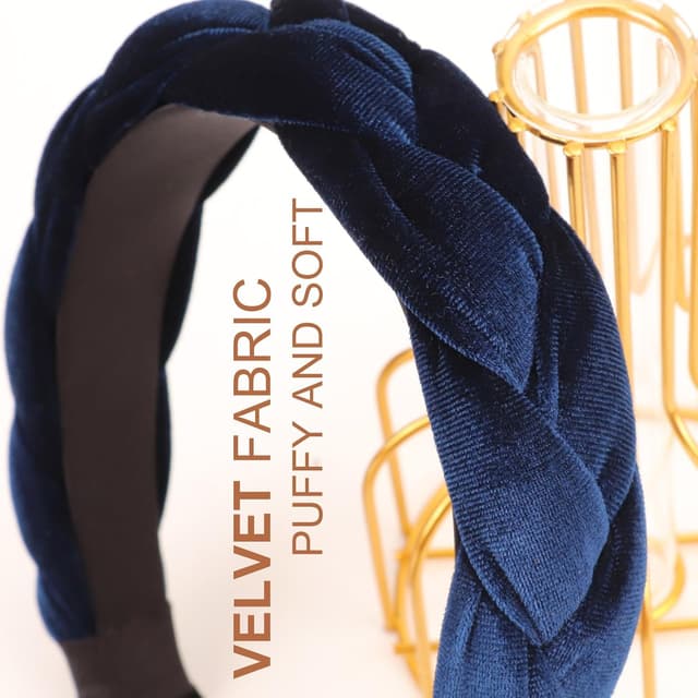 Thumbnail 5 de DRESHOW bandeau tressé velours