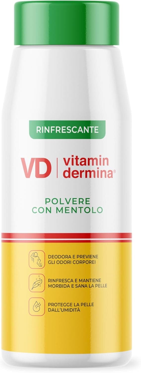Detalle de ISTITUTO GANASSINI VITAMINDERMINA Polvere con Mentolo Rinfrescante 100 g