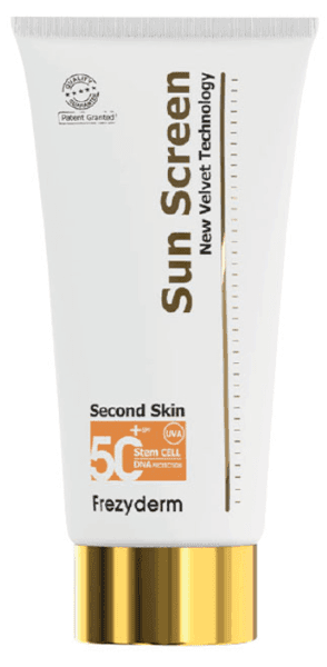 Detalle de Frezyderm Velvet Sun Screen Cuerpo SPF50+ (125 ml): protector solar corporal con acabado aterciopelado
