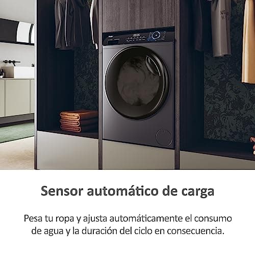 Detalle de Haier I-Pro Series 3 HWD80B14939S8-IB lavadora secadora 8/5 kg con vapor