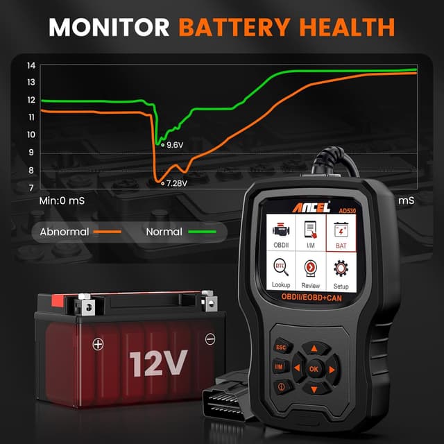 Thumbnail 5 de ANCEL AD530 OBD2 Scanner, Full OBDII Tool