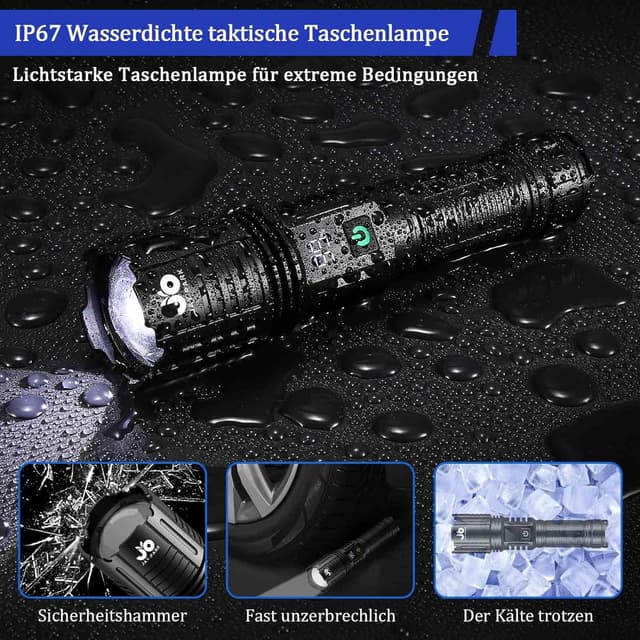 Thumbnail 6 de JAY-PARK Taschenlampe LED 500000 Lumen