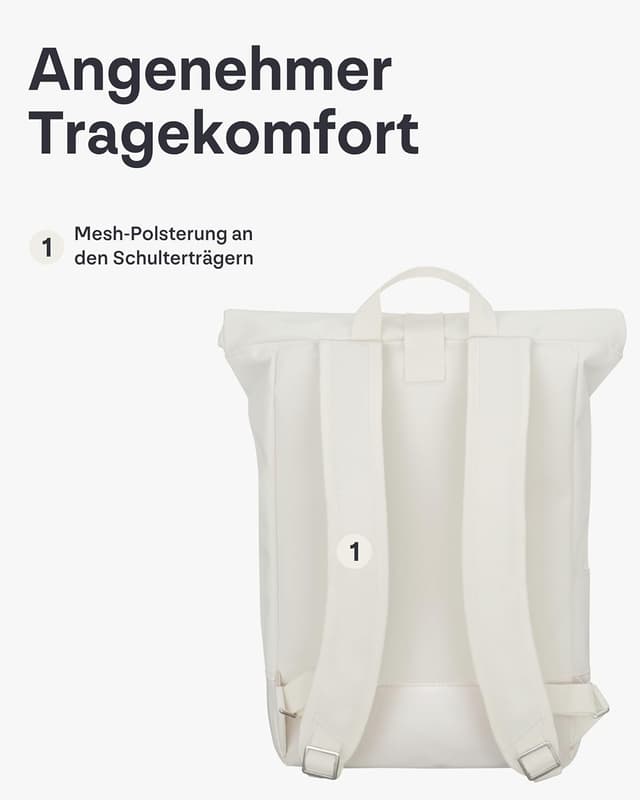 Detalle 2 de Johnny Urban Robin Medium Rolltop 15L Rucksack