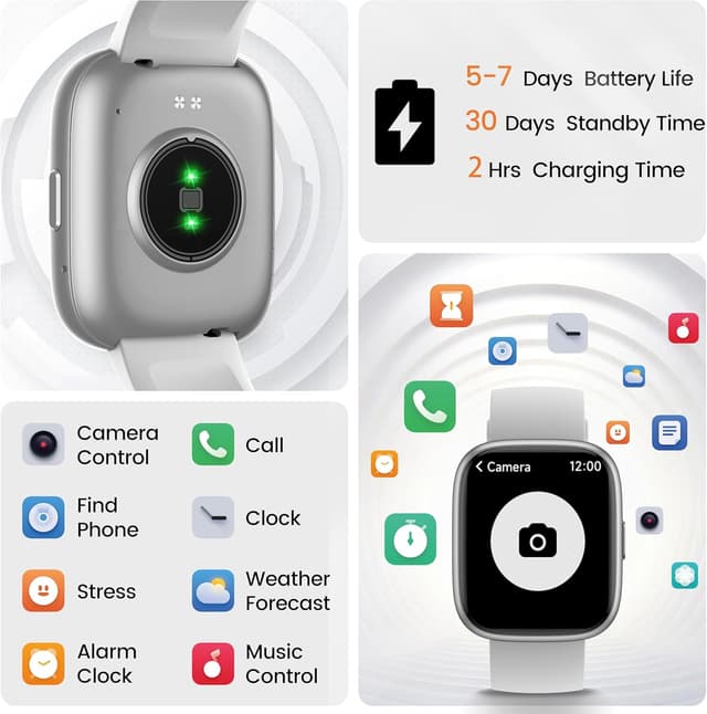 Thumbnail 3 de Smart Watch with Alexa 1.83" HD