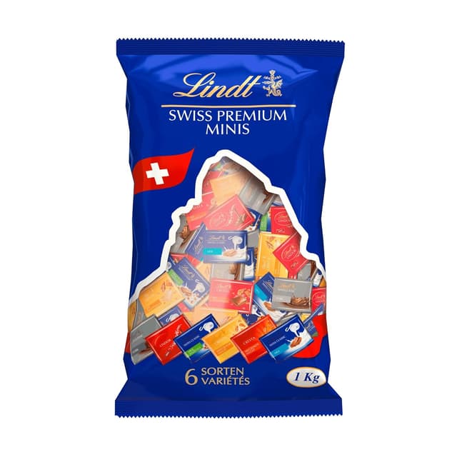 Detalle de Lindt Swiss Napolitains 1 kg Vollmilchschokolade 🍫