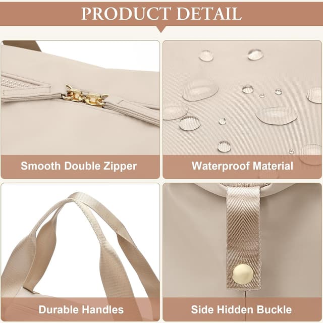 Detalle de VNINE Borsoni da viaggio donna borsa espandibile 37% weekender sport (borsa da cabina/hand luggage)