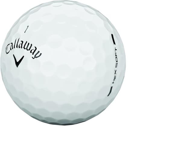 Detalle de Callaway HEX Soft Golf Balls (White) — distance-focused with low-compression feel