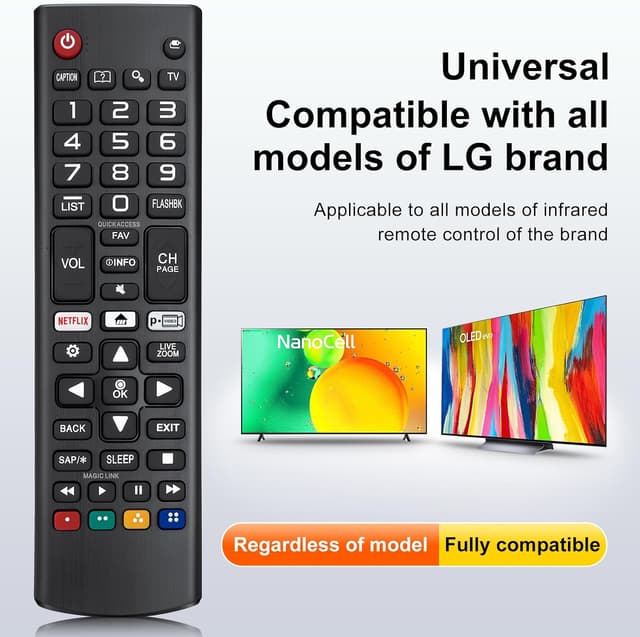 Detalle 2 de LG Smart TV Remote Replacement Pack 2