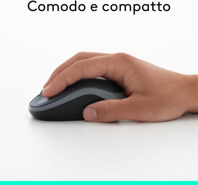 Thumbnail 4 de Logitech M185 mouse wireless 12 mesi 🖱