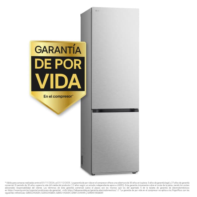 Detalle de LG GBV7280AMB combi Total No Frost 203 cm con Door Cooling+ (reacondicionado Grado B)