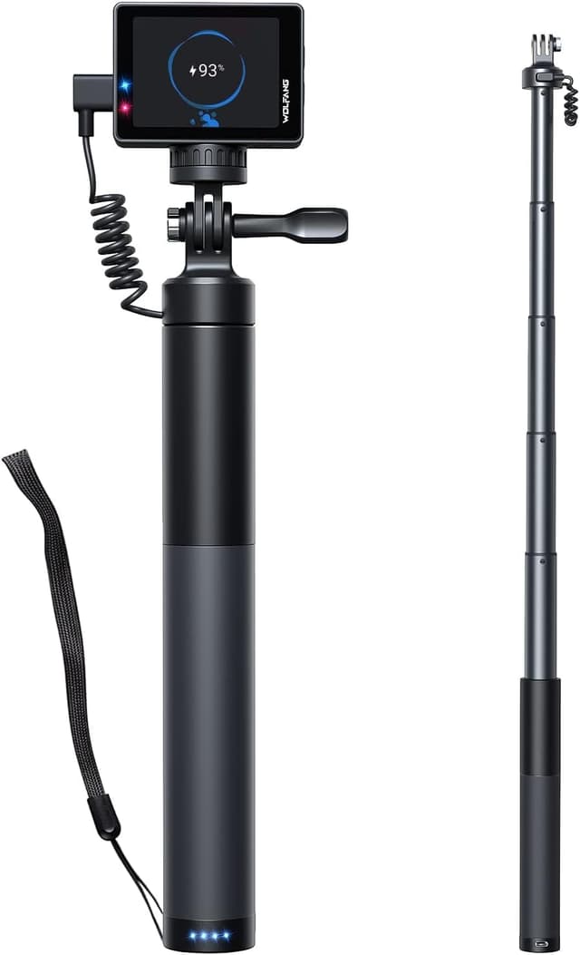Detalle de WOLFANG GB2200 selfie stick 2600mAh