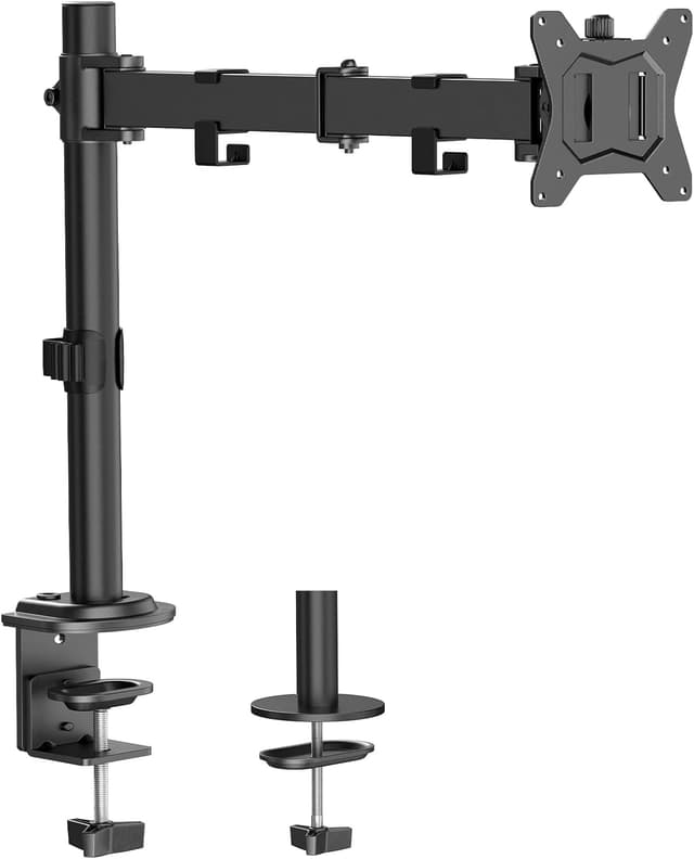 Detalle de HUANUO Monitor-Halterung für 13–32 Zoll: höhenverstellbar, neig- schwenk- und drehbar (VESA 75/100)