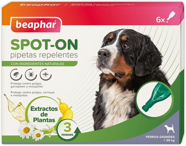 Imagen de Beaphar Pipetas repelentes para perros grandes 2 ml en OfertitasTOP