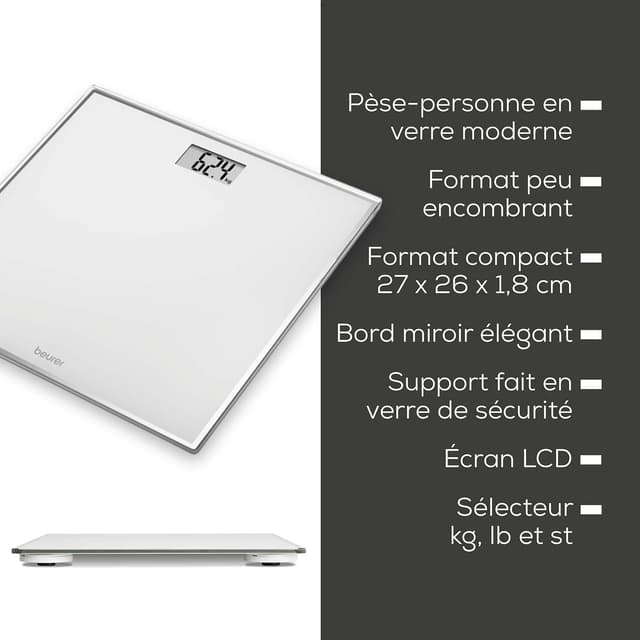 Thumbnail 5 de Beurer GS 120 Pèse‑personne compact 150 kg