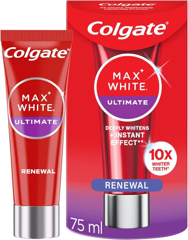 Imagen de Colgate Max White Ultimate Renewal 75ml toothpaste 🪥 en OfertitasTOP