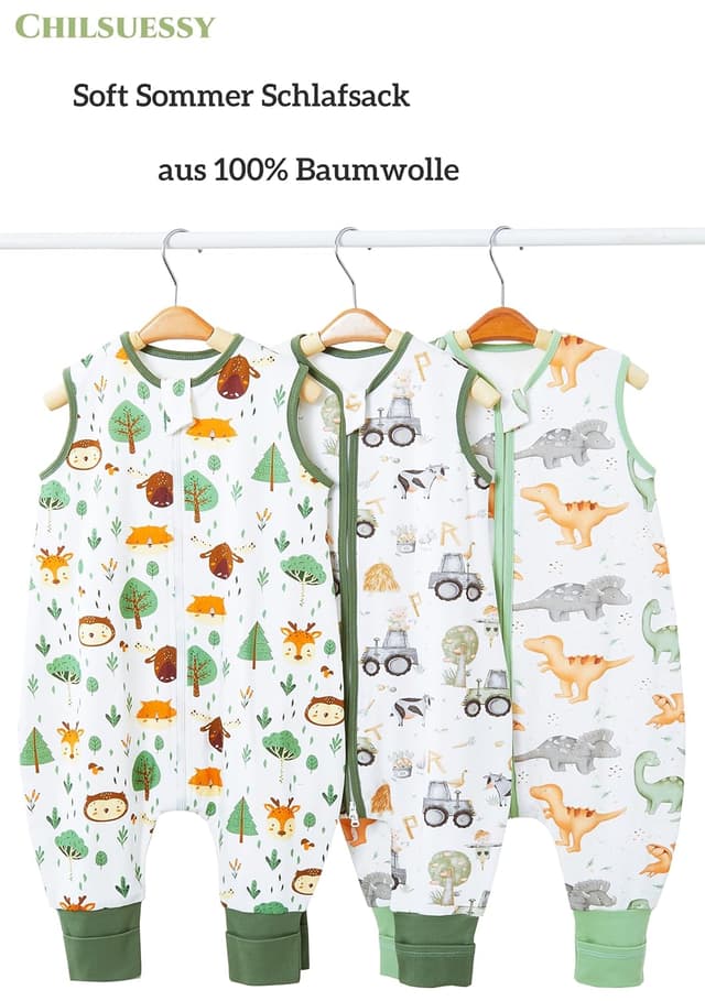 Detalle 2 de Chilsuessy Babysommer-Schlafsack 0,5 Tog