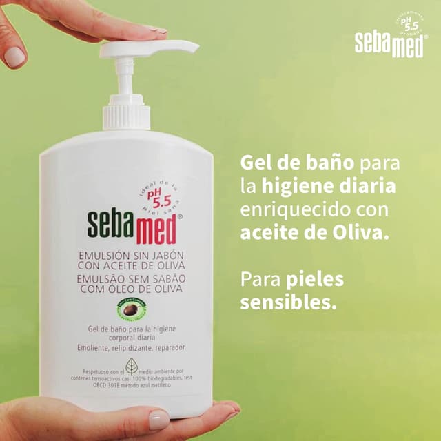 Detalle 2 de Sebamed Emulsión sin Jabón Aceite de Oliva pH 5,5