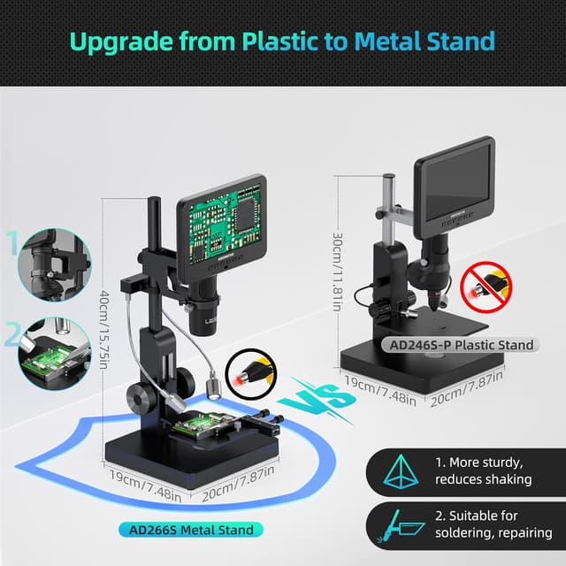 Thumbnail 2 de Andonstar AD266S Digital Microscope 2160P