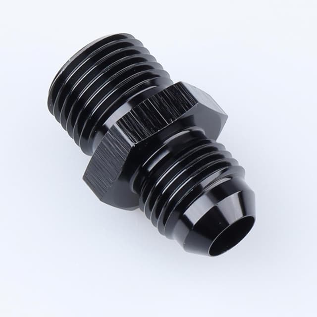 Detalle 2 de AC Performance male M16 x 1.5 to -6 AN flare adapter (6061-T6 aluminium, black)