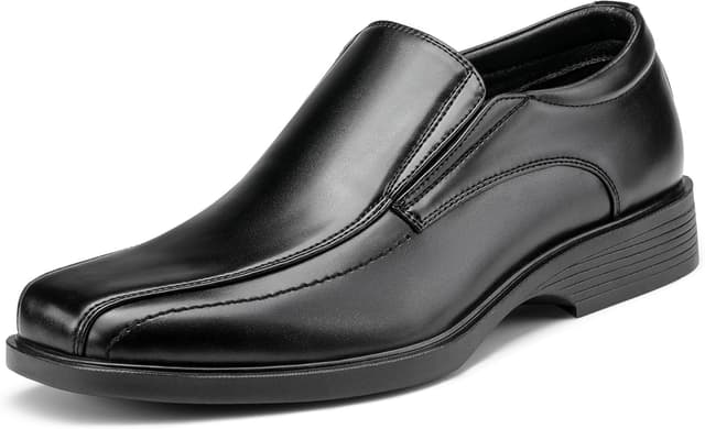 Detalle de Bruno Marc Men’s Square Toe Dress Loafers & Slip-Ons
