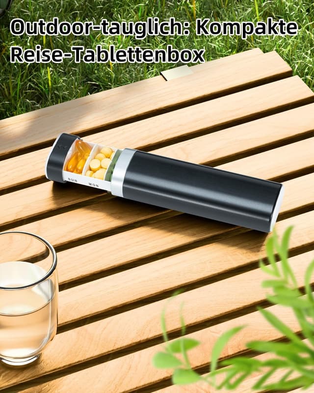 Thumbnail 5 de Betife Tablettenbox 7 Tage 17×4,7×3,2 cm