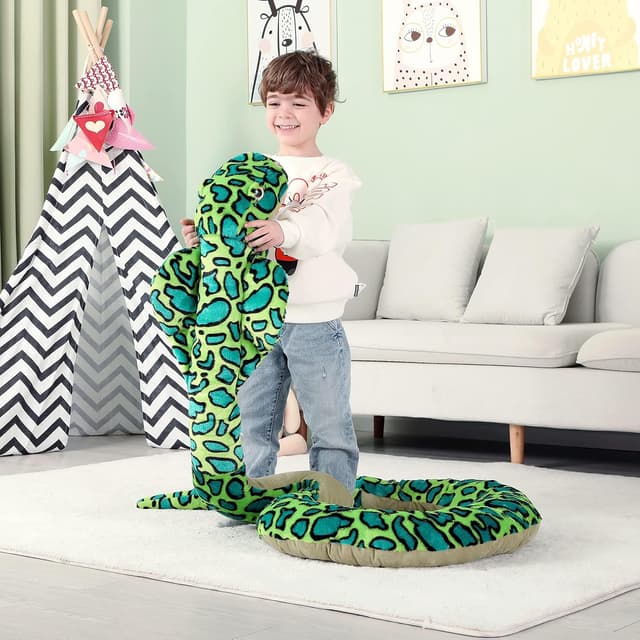Detalle 2 de IKASA 270cm Giant Snake stuffed animal plush toy
