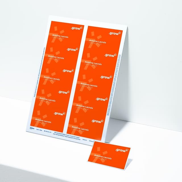 Thumbnail 2 de Avery L4727-20 Name Badge Inserts 90x54mm