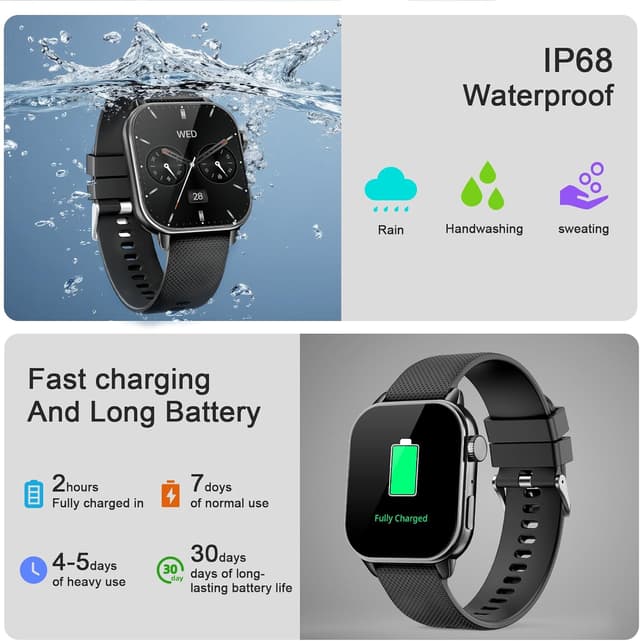 Thumbnail 3 de Smart Watch A7 1.85" AMOLED Fitness Watch