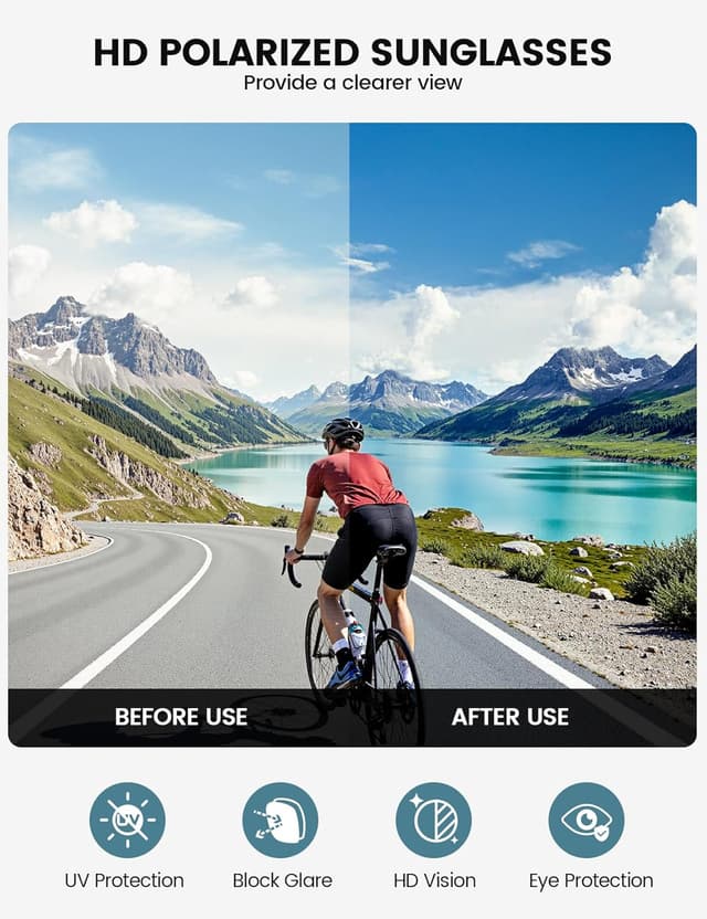 Thumbnail 4 de Lamicall 24g Polarized Sports Sunglasses 24g