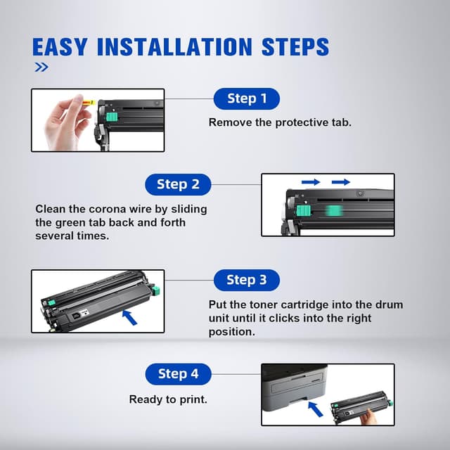 Detalle de Q-image DR248CL / DR248, unité tambour de rechange pour Brother (jusqu’à 30 000 pages)